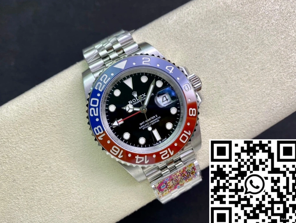 Black Clean Dial Rolex Master Factory M126710BLRO-0001 II GMT 0508